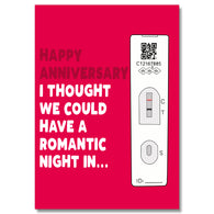Anniversary Covid Coronavirus Test Card